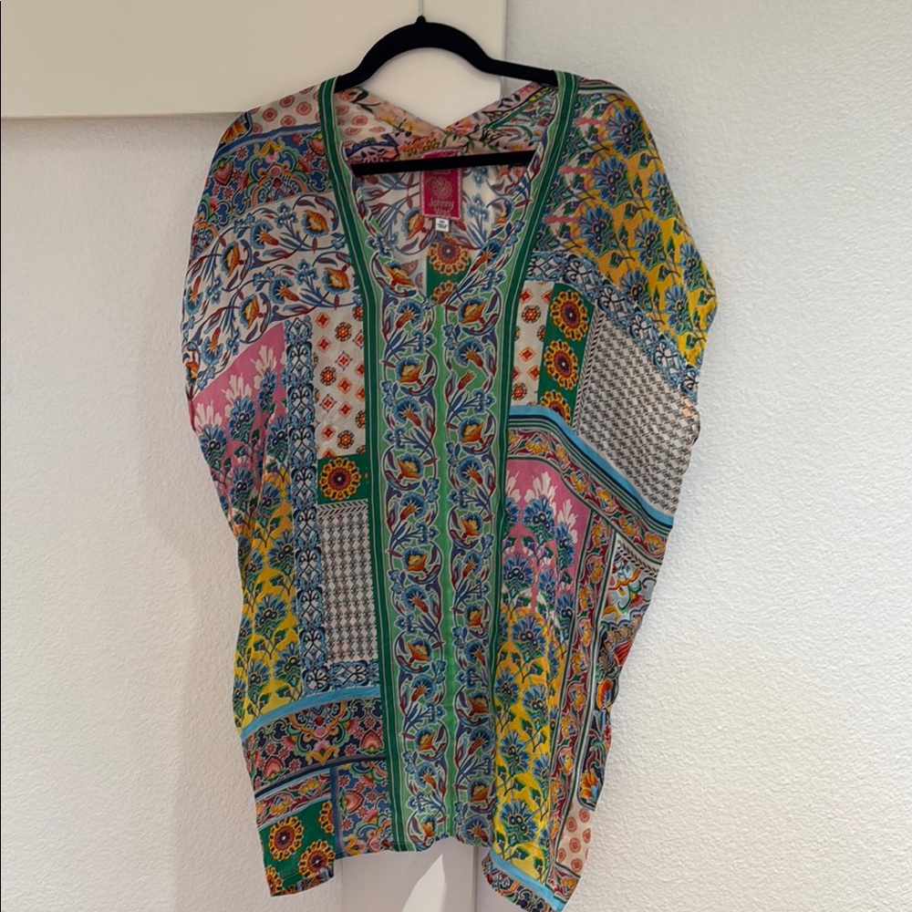 Johnny Was Floral Multicolor Tunic